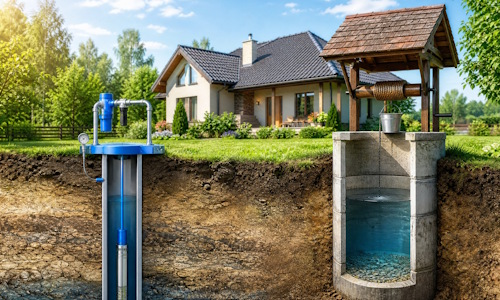 Автономное водоснабжение загородного дома Ярцево: скважина или колодец